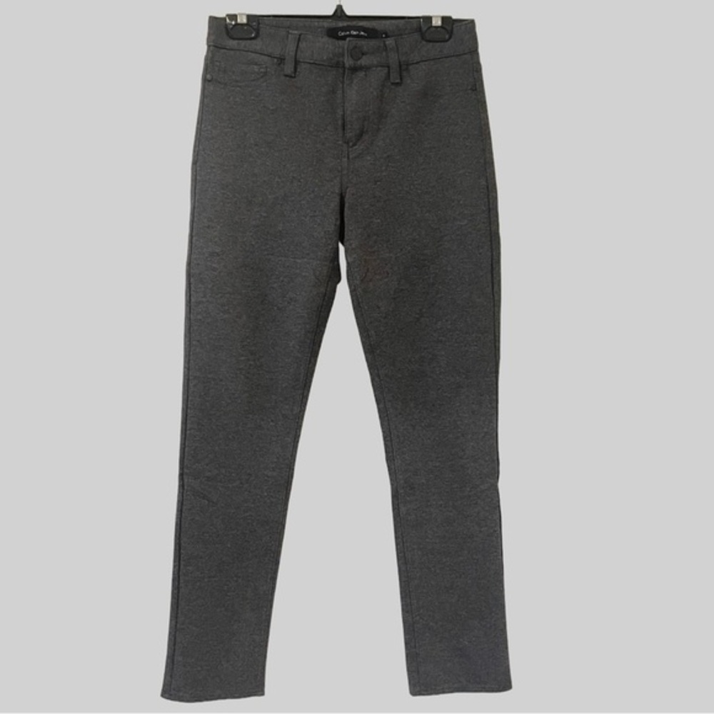 Calvin Klein Jeans Women's 5 Pocket Jegging Heathered Charcoal 6